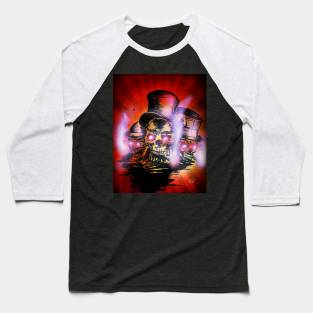 Skull trio Baseball T-Shirt